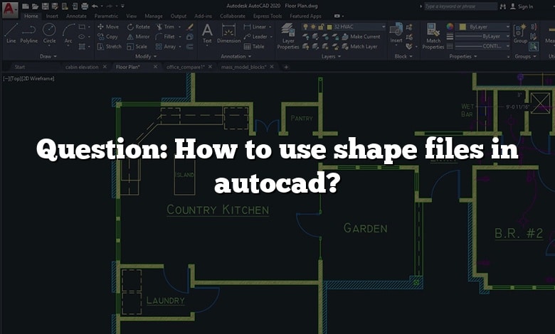 Question: How to use shape files in autocad?