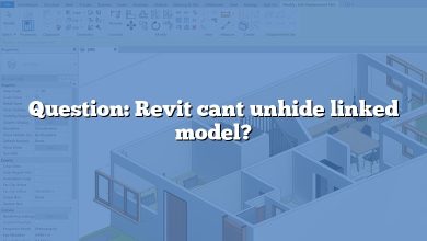 Question: Revit cant unhide linked model?