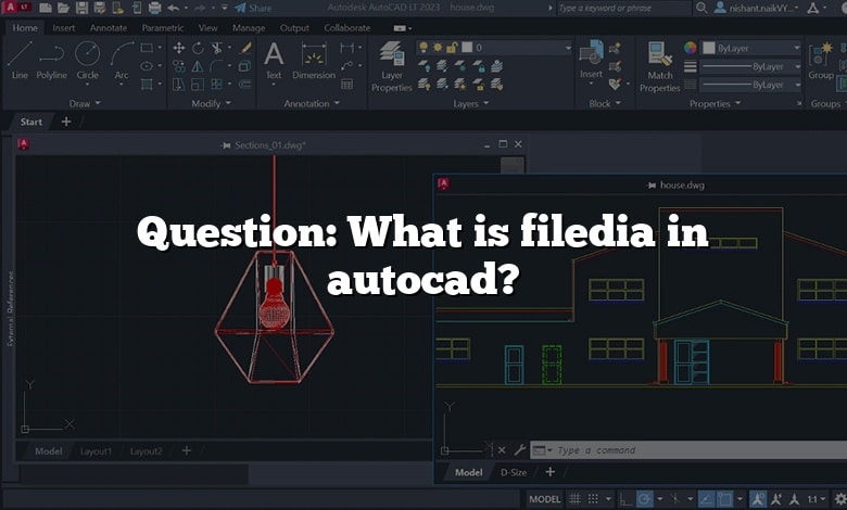 Question: What is filedia in autocad?