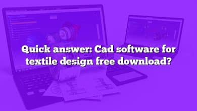 Quick answer: Cad software for textile design free download?