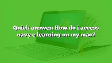 Quick answer: How do i access navy e learning on my mac?