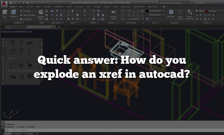 Quick answer: How do you explode an xref in autocad?