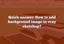 Quick answer: How to add background image in vray sketchup?