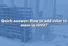 Quick answer: How to add color to mass in revit?
