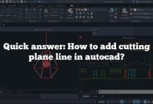 Quick answer: How to add cutting plane line in autocad?