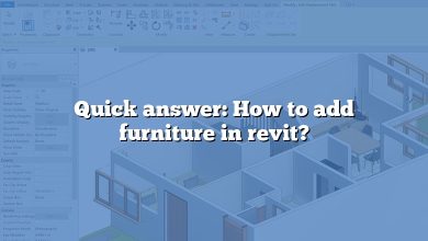 Quick answer: How to add furniture in revit?