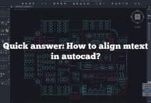 Quick answer: How to align mtext in autocad?
