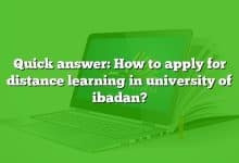 Quick answer: How to apply for distance learning in university of ibadan?