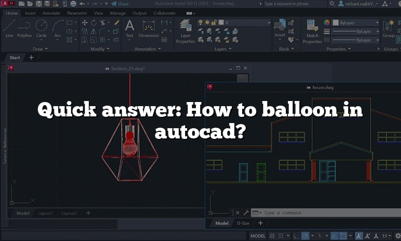 Quick answer: How to balloon in autocad?