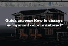 Quick answer: How to change background color in autocad?