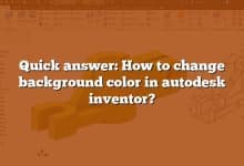 Quick answer: How to change background color in autodesk inventor?