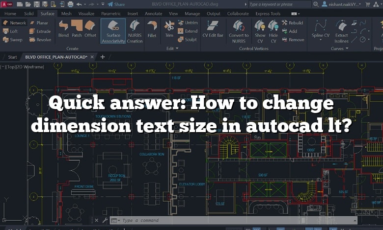 Quick answer: How to change dimension text size in autocad lt?