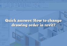 Quick answer: How to change drawing order in revit?