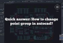 Quick answer: How to change point group in autocad?