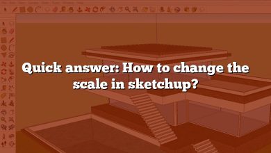 Quick answer: How to change the scale in sketchup?