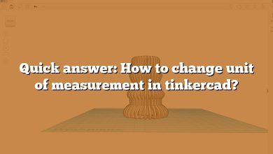 Quick answer: How to change unit of measurement in tinkercad?