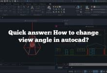Quick answer: How to change view angle in autocad?