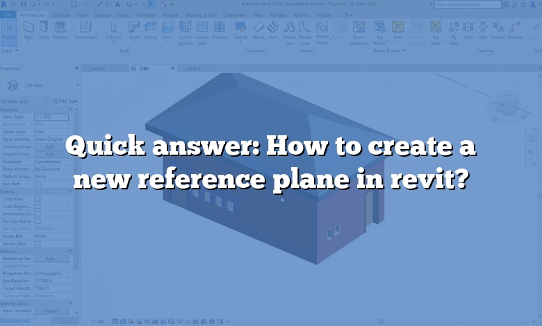 Quick answer: How to create a new reference plane in revit?