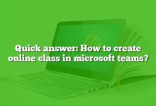Quick answer: How to create online class in microsoft teams?