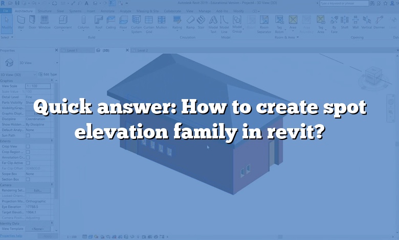 Quick answer: How to create spot elevation family in revit?