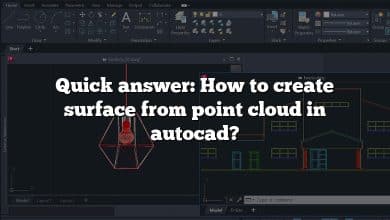 Quick answer: How to create surface from point cloud in autocad?