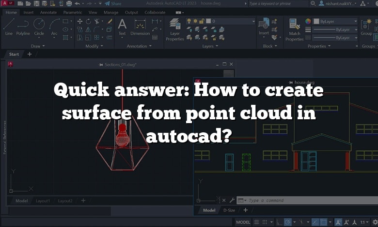Quick answer: How to create surface from point cloud in autocad?