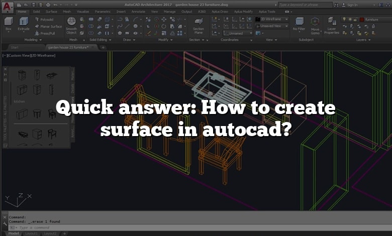 Quick answer: How to create surface in autocad?