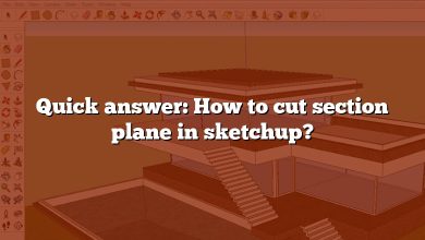 Quick answer: How to cut section plane in sketchup?