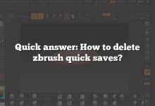 Quick answer: How to delete zbrush quick saves?