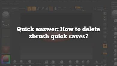 Quick answer: How to delete zbrush quick saves?