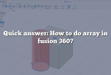 Quick answer: How to do array in fusion 360?