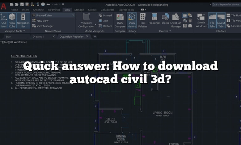 Quick answer: How to download autocad civil 3d?