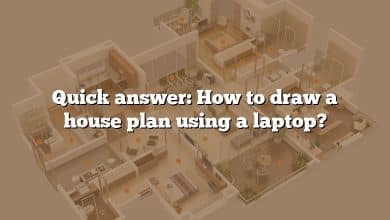 Quick answer: How to draw a house plan using a laptop?