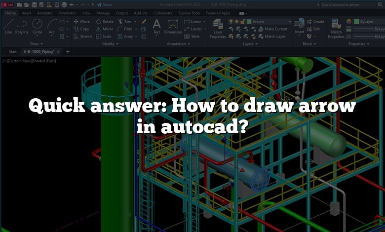 Quick answer: How to draw arrow in autocad?