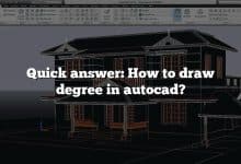 Quick answer: How to draw degree in autocad?