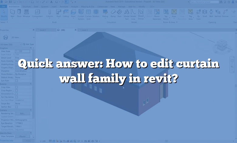 Quick answer: How to edit curtain wall family in revit?