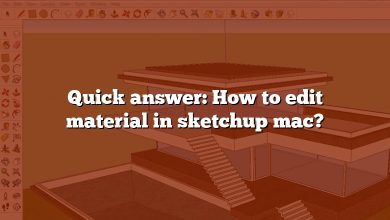 Quick answer: How to edit material in sketchup mac?