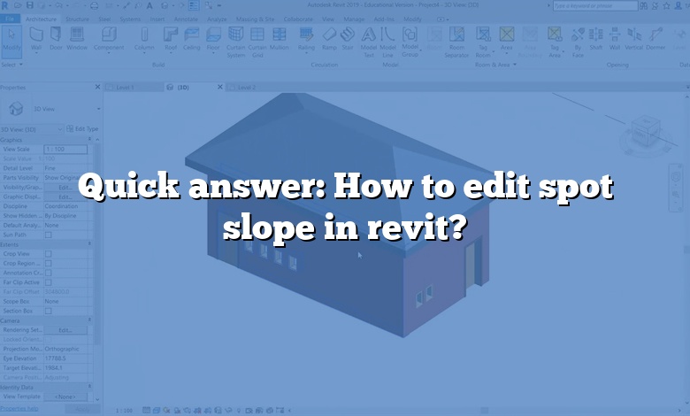 Quick answer: How to edit spot slope in revit?