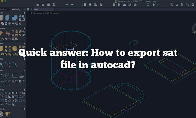 Quick answer: How to export sat file in autocad?