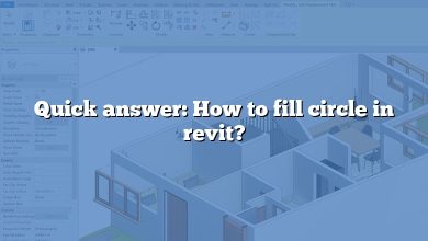 Quick answer: How to fill circle in revit?