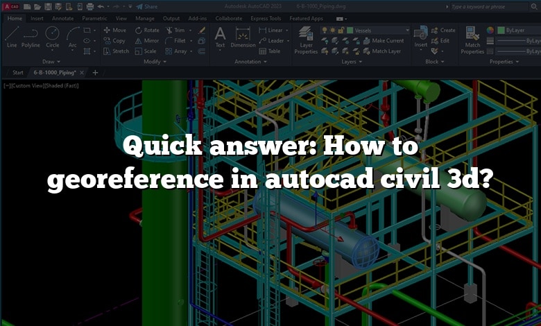 Quick answer: How to georeference in autocad civil 3d?