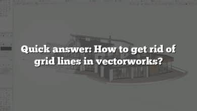 Quick answer: How to get rid of grid lines in vectorworks?
