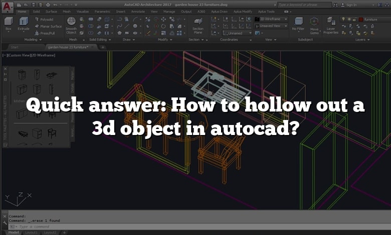 Quick answer: How to hollow out a 3d object in autocad?