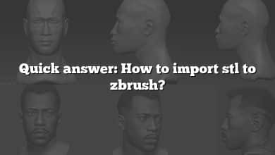 Quick answer: How to import stl to zbrush?