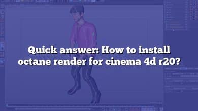 Quick answer: How to install octane render for cinema 4d r20?