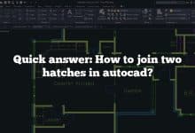 Quick answer: How to join two hatches in autocad?