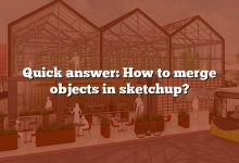 Quick answer: How to merge objects in sketchup?