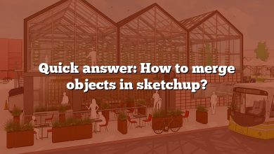 Quick answer: How to merge objects in sketchup?