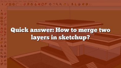 Quick answer: How to merge two layers in sketchup?