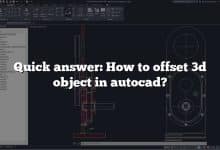 Quick answer: How to offset 3d object in autocad?